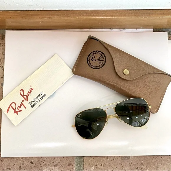 Vintage Ray Ban Aviator Sunglasses #8025